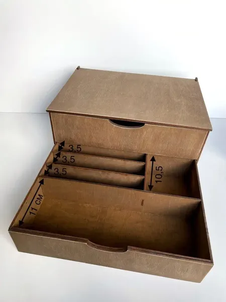 Изображение товара Органайзер для хранения ОМурМебель Для швейных принадлежностей 34x24x17см