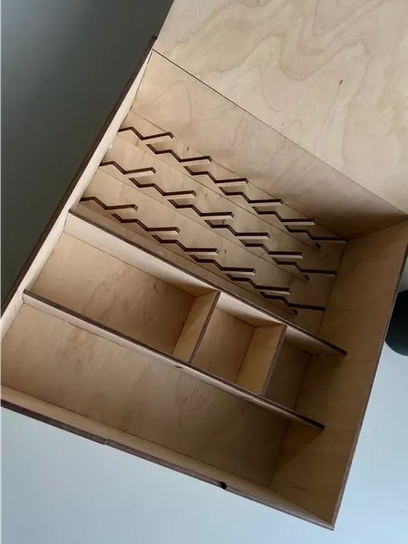 Изображение товара Органайзер для хранения ОМурМебель Для швейных принадлежностей Одноярусный (бежевый)