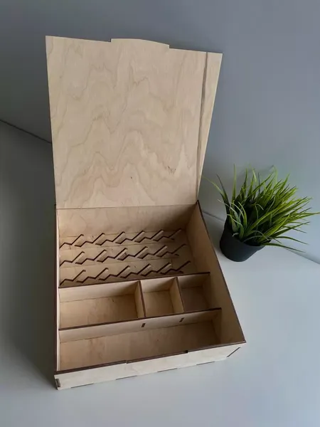 Изображение товара Органайзер для хранения ОМурМебель Для швейных принадлежностей Одноярусный (бежевый)