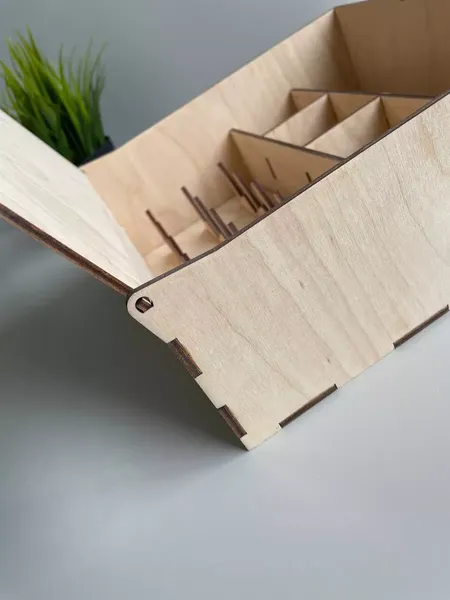 Изображение товара Органайзер для хранения ОМурМебель Для швейных принадлежностей Одноярусный (бежевый)