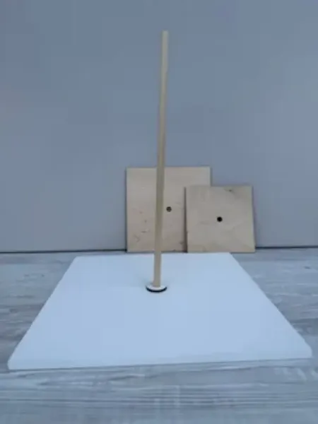 Изображение товара Подставка для торта ОМурМебель трехярусное ЛМДФ квадратное (1см)