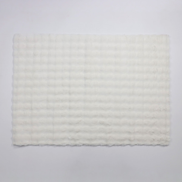 Изображение товара Коврик AksHome Buble Faux Fur (60x110, белый)