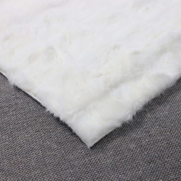 Изображение товара Коврик AksHome Buble Faux Fur (80x150, белый)