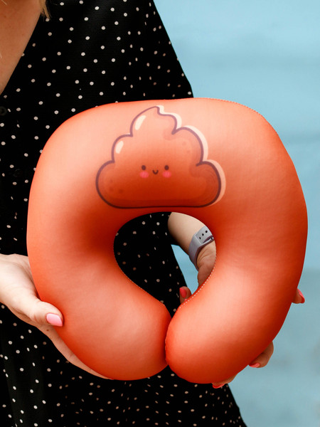 Изображение товара Подушка на шею ILikeGift Hugme toys Какашка HMT-018