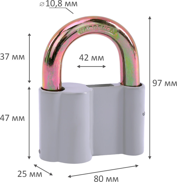 Изображение товара Замок навесной Rabbitex Стандарт / 671306