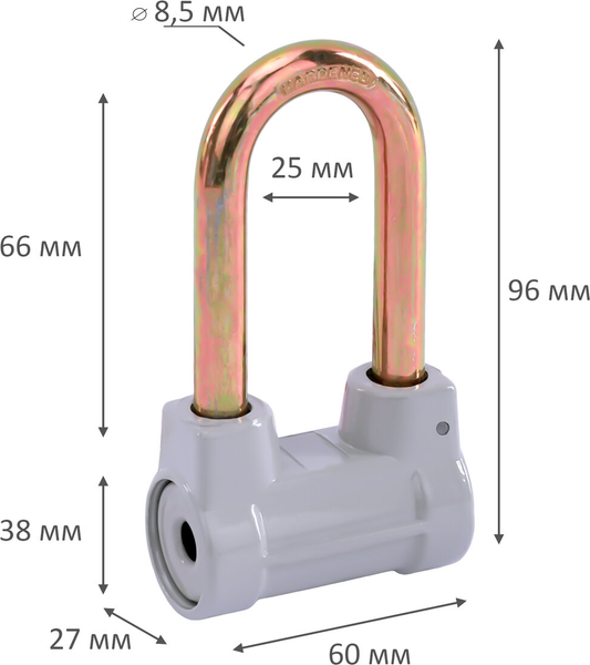 Изображение товара Замок навесной Rabbitex Стандарт / 671308