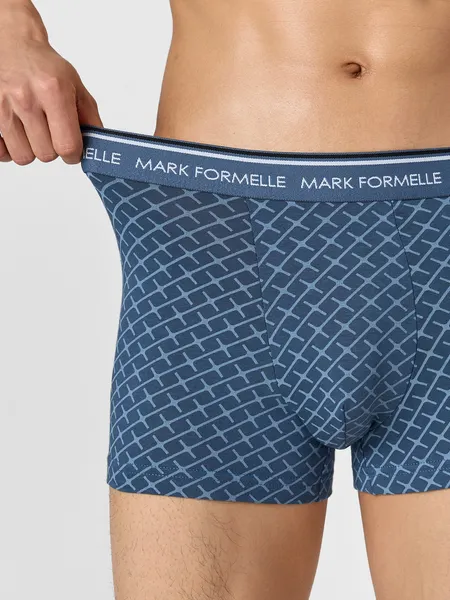 Изображение товара Комплект мужских трусов Mark Formelle 411228-2 (р.86-96, узор на шторме/черный)