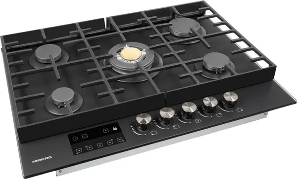Изображение товара Газовая варочная панель Hiberg VM 7255 B