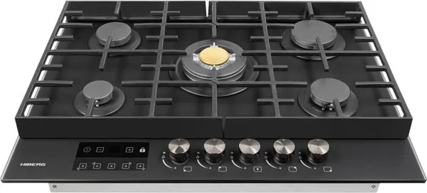 Изображение товара Газовая варочная панель Hiberg VM 7255 B