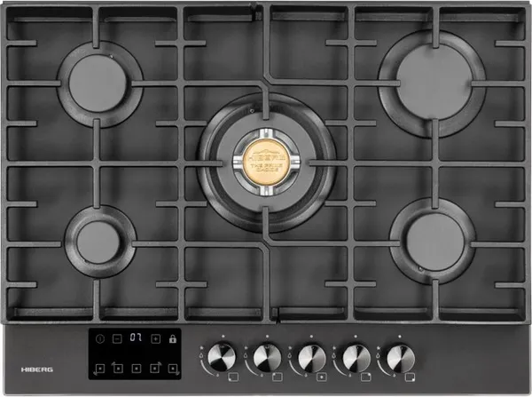 Изображение товара Газовая варочная панель Hiberg VM 7255 B