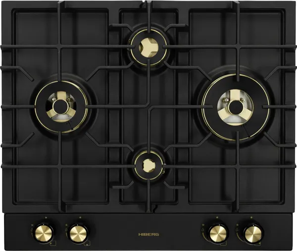 Изображение товара Газовая варочная панель Hiberg VS 6545 B