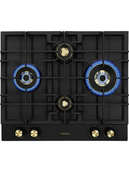 Изображение товара Газовая варочная панель Hiberg VS 6545 B