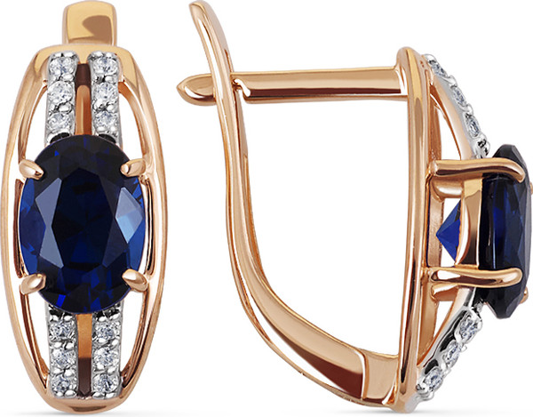 Изображение товара Серьги из желтого золота Кристалл CD70900226773