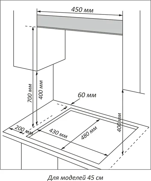 Изображение товара Газовая варочная панель Nordfrost HM 4532 B