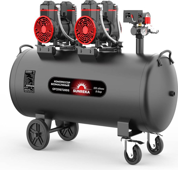 Изображение товара Воздушный компрессор SUNREKA GFC510/120DS