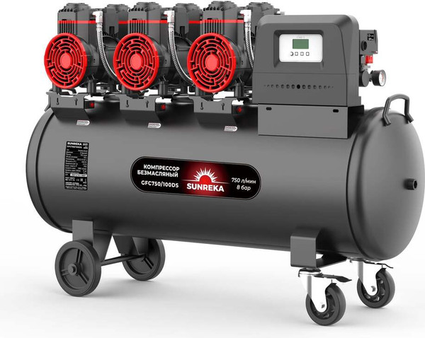 Изображение товара Воздушный компрессор SUNREKA GFC750/100DS