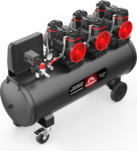 Изображение товара Воздушный компрессор SUNREKA GFC750/100DS