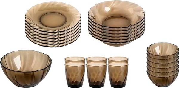 Изображение товара Набор столовой посуды Appetite Bronze 25bronze (25пр)