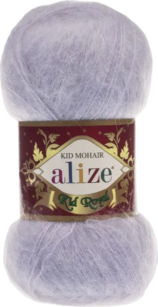 Изображение товара Пряжа для вязания Alize Kid Royal 62% мохер, 38% полиамид / 224 (500м, зимнее небо)
