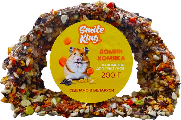 Изображение товара Лакомство для грызунов Smile King Домик хомяка / LKG-88