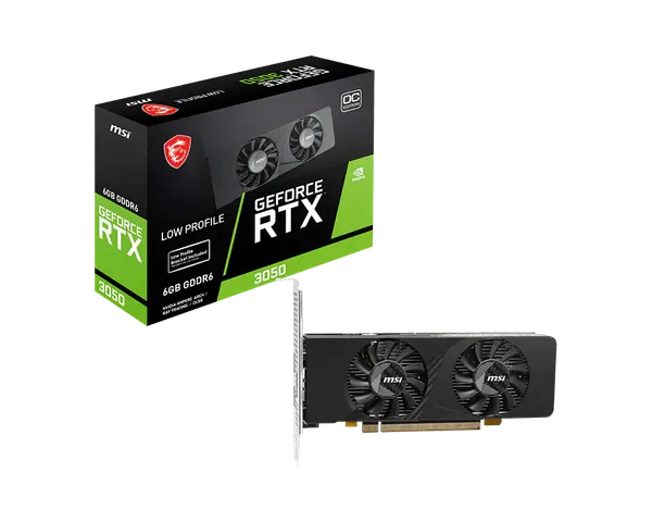 Изображение товара Видеокарта MSI GeForce RTX 3050 LP E 6G OC