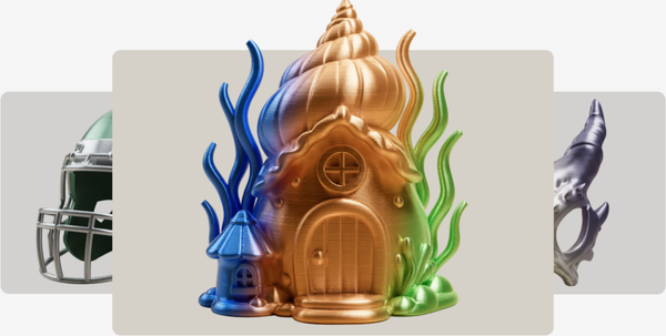 Изображение товара Пластик для 3D-печати Elegoo Silk Pla Plastic Spool Silk / 50.203.0744 (5кг, золотой)