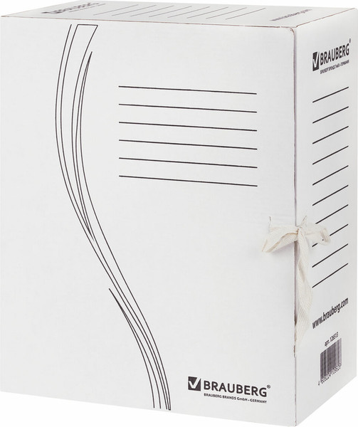 Набор коробок архивных Brauberg 126513 (10шт, белый)
