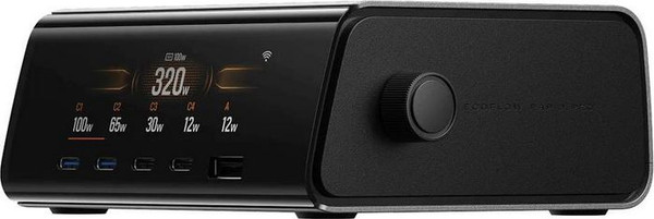 Изображение товара Зарядное устройство сетевое EcoFlow Rapid  Pro / 5021301005 (5 портов, 320Вт)