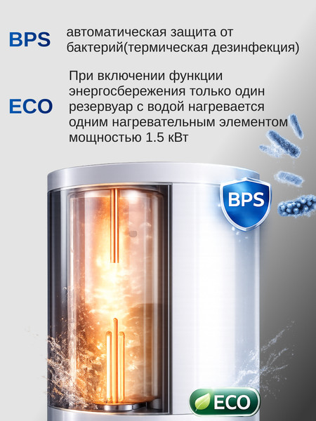Изображение товара Накопительный водонагреватель Haier ES100V-F7 / GA0G7S002RU