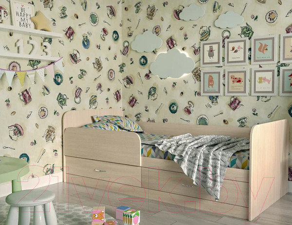 Изображение товара Кровать-тахта Интерлиния Анеси-5 (вудлайн)