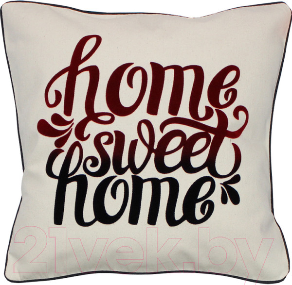 Изображение товара Подушка декоративная MATEX Sweet Home / 00-174 (белый/градиент красный/черный)