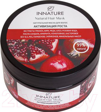 Изображение товара Маска для волос Innature Натуральная активизация роста (250мл)