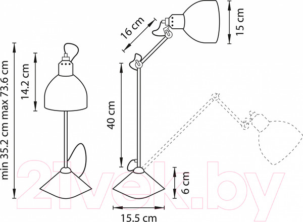 Изображение товара Настольная лампа Lightstar Loft 765916
