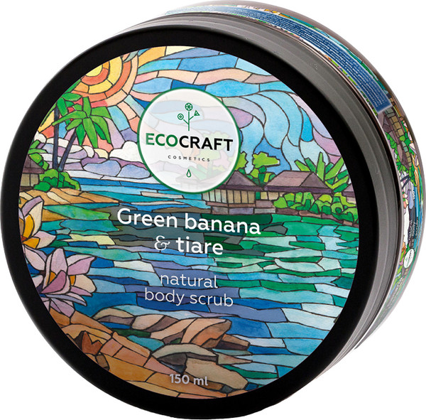 Изображение товара Скраб для тела EcoCraft Зеленый банан и тиаре (150мл)