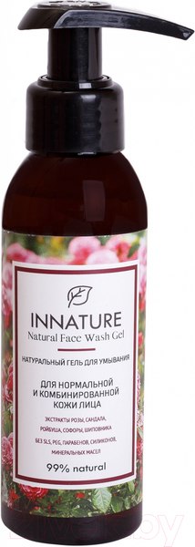 Изображение товара Гель для умывания Innature Натуральный для нормальной и комбинированной кожи (100мл)