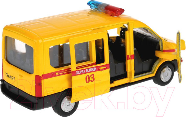Изображение товара Автомобиль игрушечный Технопарк Ford Transit. Скорая / SB-18-18-A-Y-WB