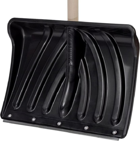 Изображение товара Лопата для уборки снега Агропромцепи КрепышОК пластиковая с черенком