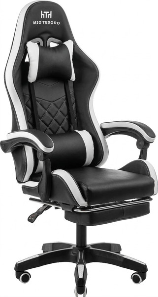 Изображение товара Кресло геймерское Mio Tesoro Норманн 8011 (черный/белый)
