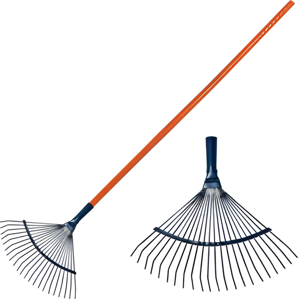 Изображение товара Грабли Агропромцепи Веерные пластинчатые с черенком (22 зуба)