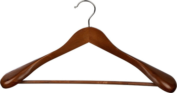 Изображение товара Деревянная вешалка-плечики Рыжий кот 107914 (20шт, темно-коричневый)