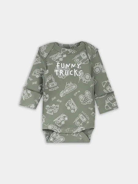 Изображение товара Комплект одежды для малышей Mark Formelle 89404-1 (р.62-40, тракторы на морском)