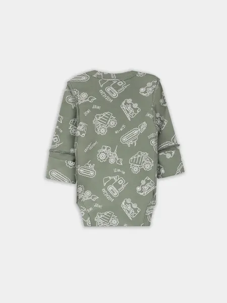 Изображение товара Комплект одежды для малышей Mark Formelle 89404-1 (р.62-40, тракторы на морском)