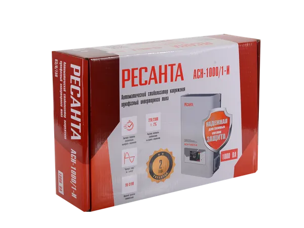 Изображение товара Стабилизатор напряжения Ресанта АСН-1000/1-И (63/6/156)