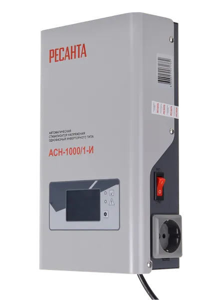 Изображение товара Стабилизатор напряжения Ресанта АСН-1000/1-И (63/6/156)