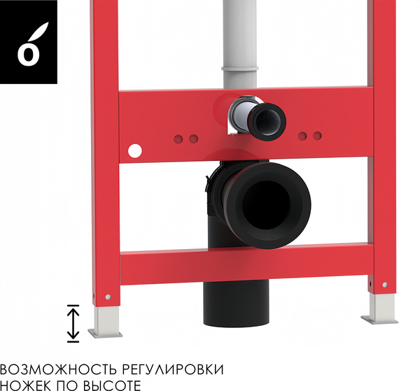 Изображение товара Инсталляция с унитазом подвесным Oliveeka OL-MQG1R22-CR (хром)