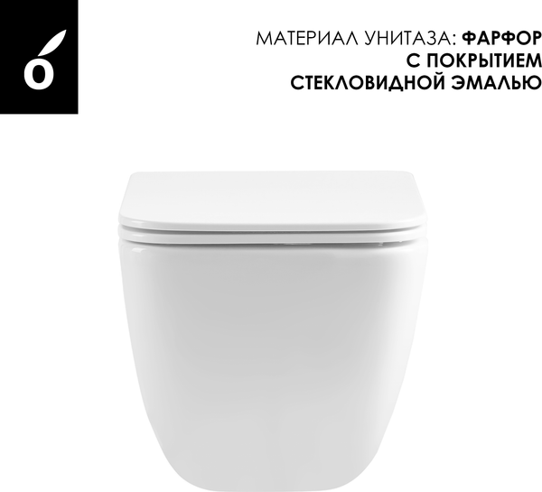 Изображение товара Инсталляция с унитазом подвесным Oliveeka OL-MQ1216R22-BN (никель матовый)