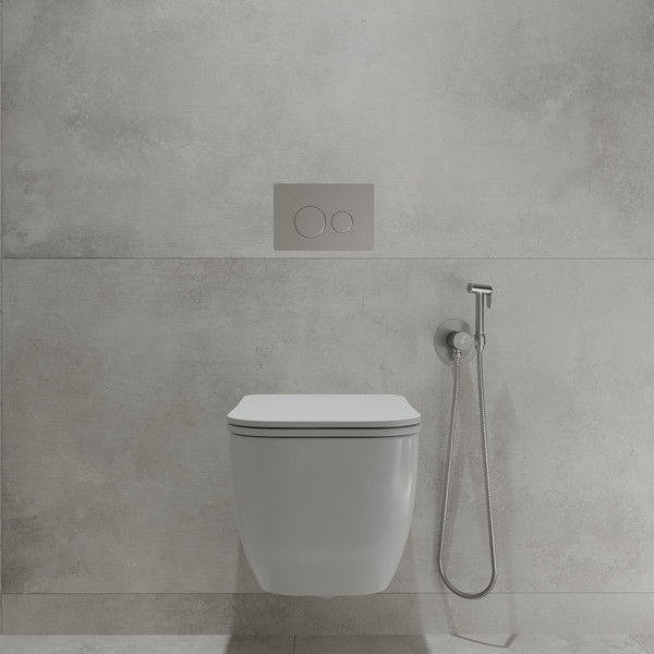 Изображение товара Инсталляция с унитазом подвесным Oliveeka OL-MQ1216R22-BN (никель матовый)