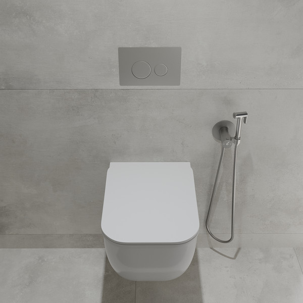 Изображение товара Инсталляция с унитазом подвесным Oliveeka OL-MQ1216R22-BN (никель матовый)