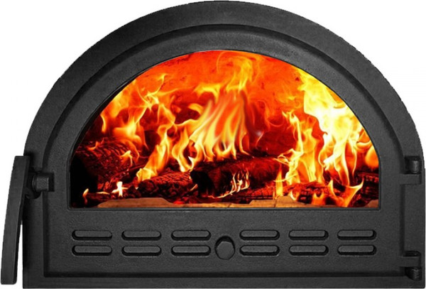 Изображение товара Дверца печная РубЛит Смоква ДТ-С 410x280 (окрашенная, со стеклом)