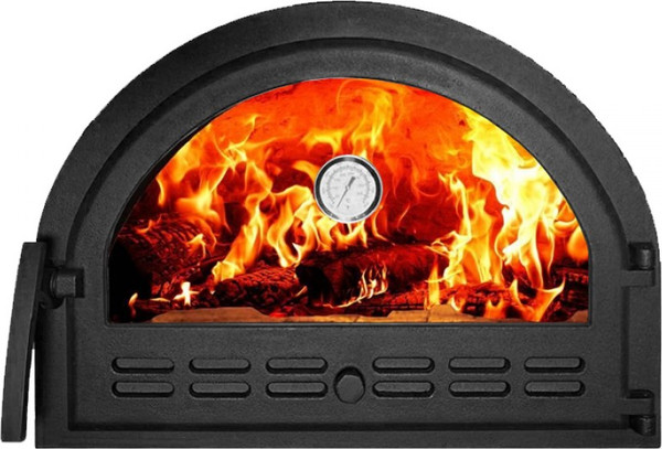 Изображение товара Дверца печная РубЛит Смоква ДТ-С 410x280 (окрашенная, со стеклом)